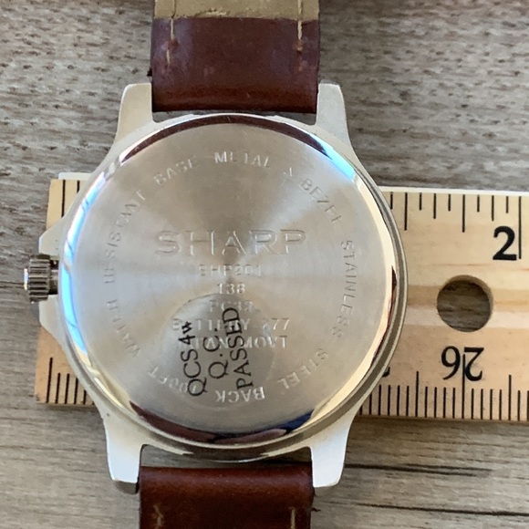 Vintage Sharp Watch Opti-Glo Glow In the Dark Hands Wrist Watch SHP201 - Picture 2 of 7